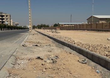 گام به گام با بودجه؛ آغاز احداث پیاده‌رو چندمنظوره در شهر برازجان